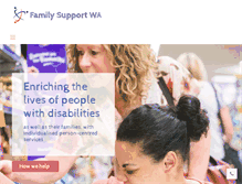 Tablet Screenshot of familysupportwa.org.au